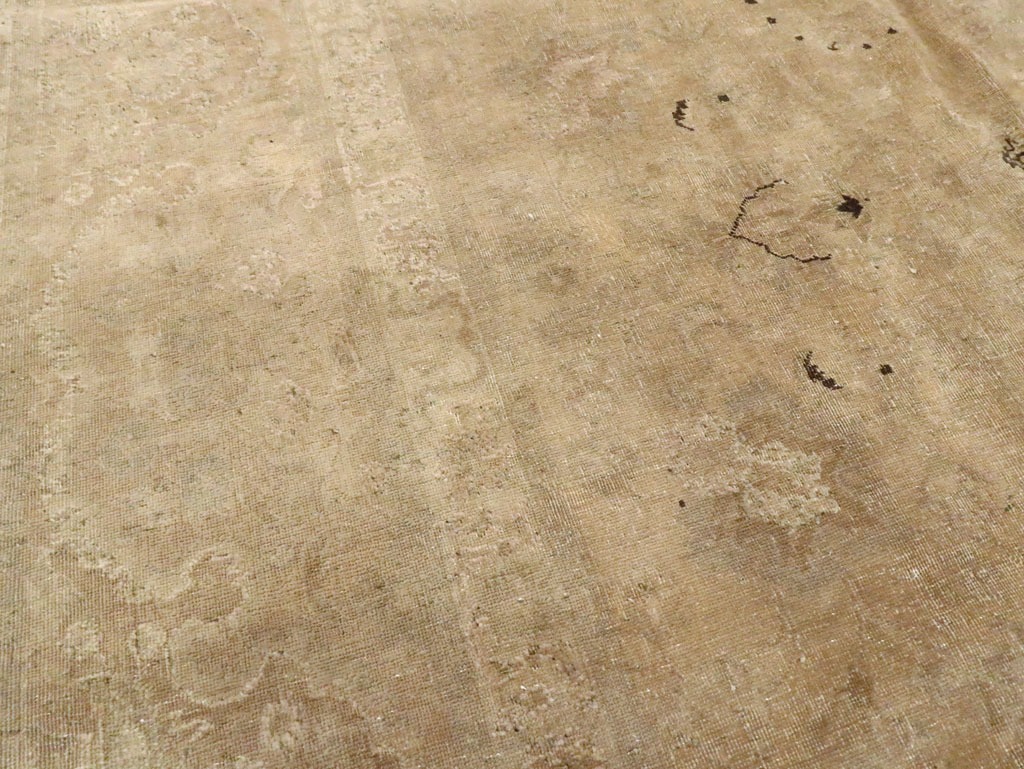 Antique Persian Tabriz Carpet, No.13287 - Gss