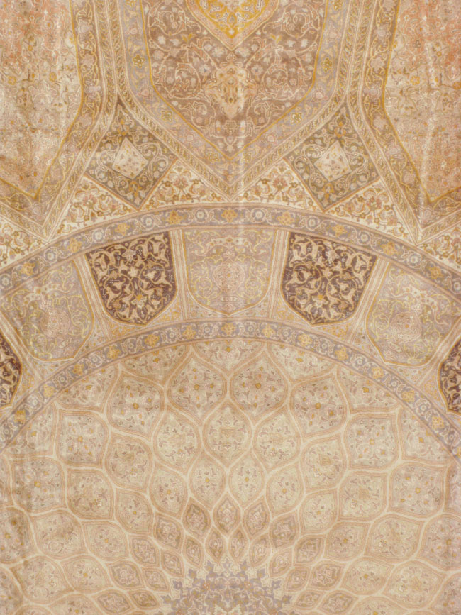 Vintage Persian Tabriz Carpet, No.13291 - Gss