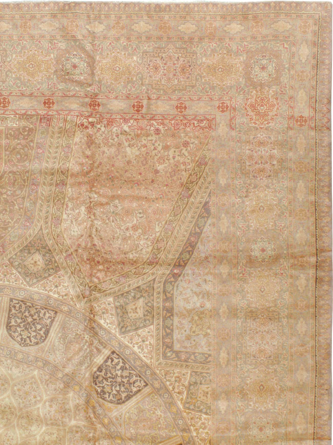 Vintage Persian Tabriz Carpet, No.13291 - Gss