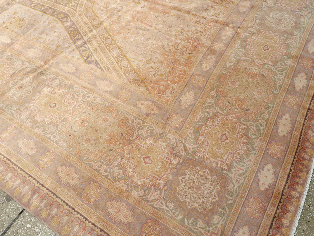 Vintage Persian Tabriz Carpet, No.13291 - Gss