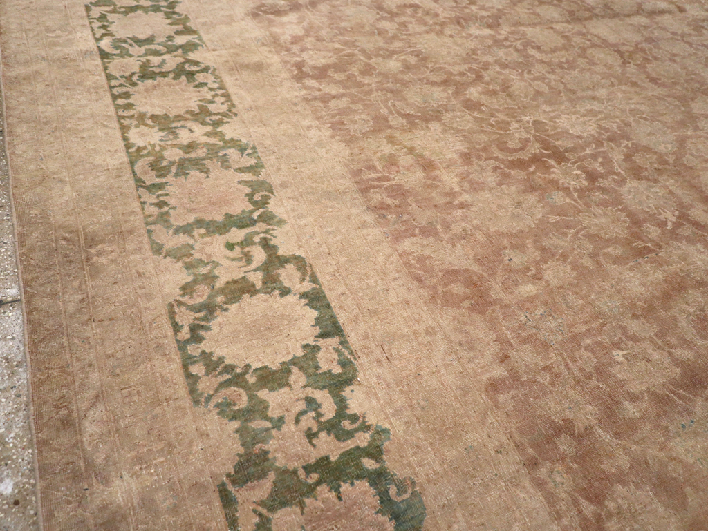 Antique Persian Tabriz Carpet, No.13296 - Gss