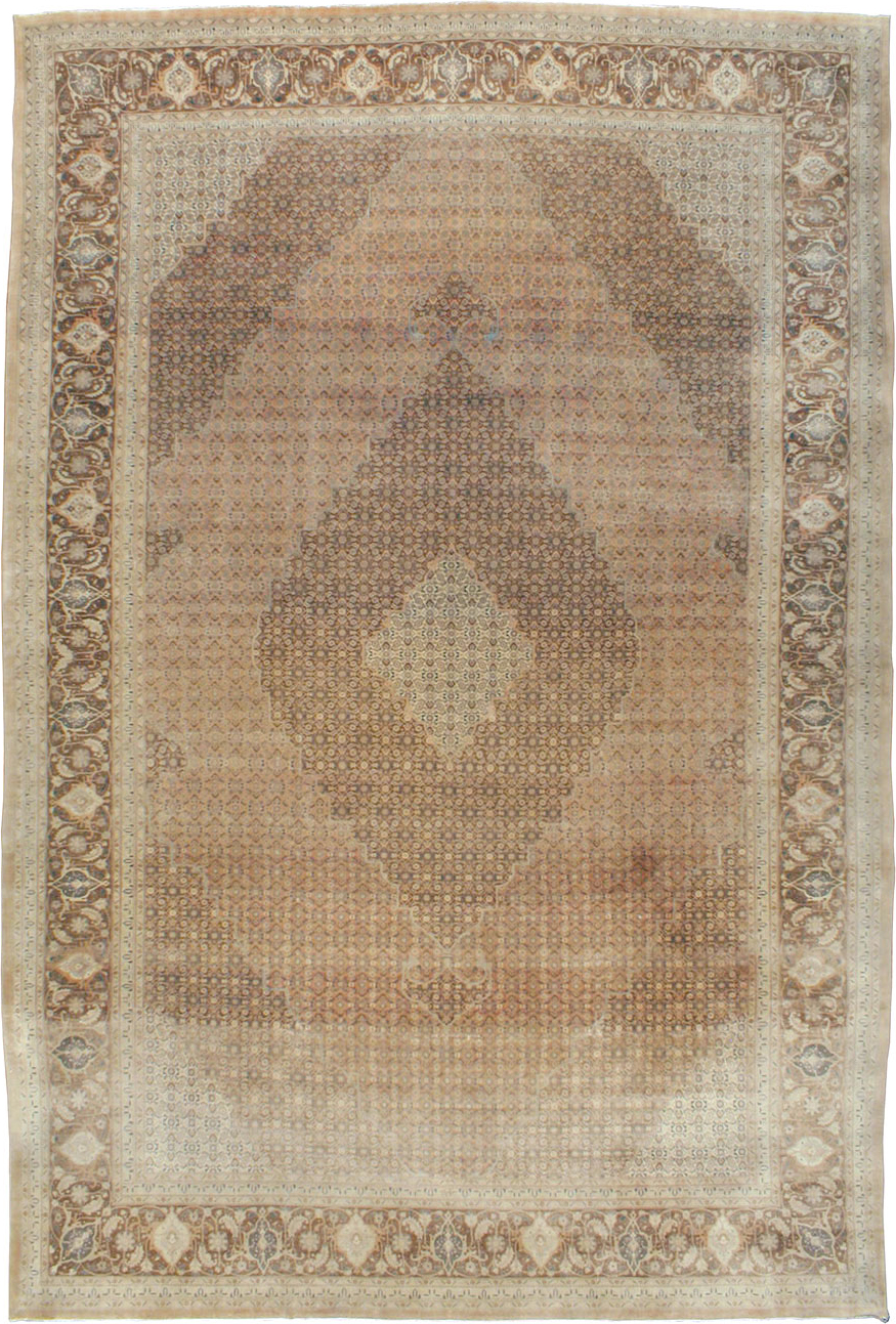 Antique Persian Tabriz Carpet, No.13297 - Gss
