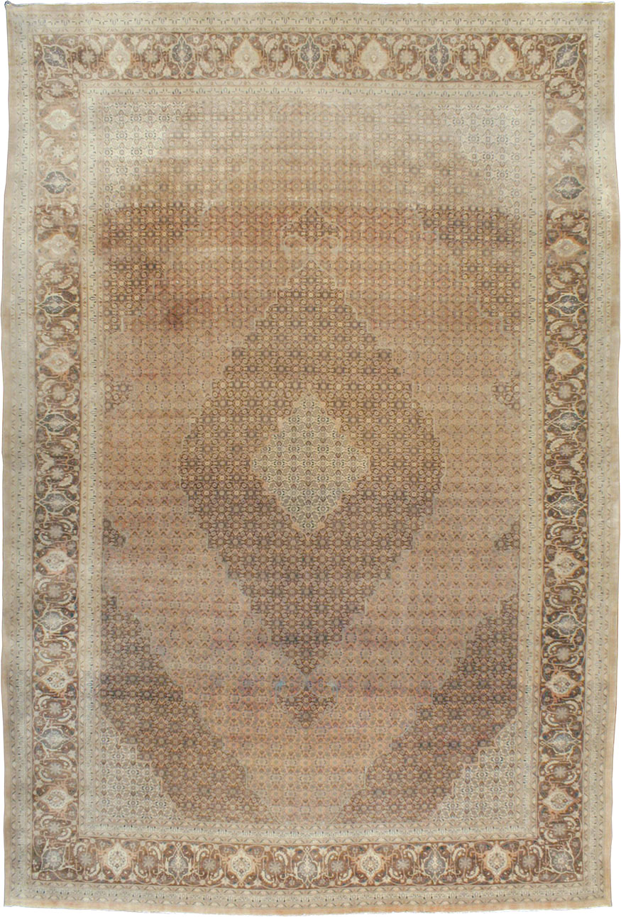 Antique Persian Tabriz Carpet, No.13297 - Gss