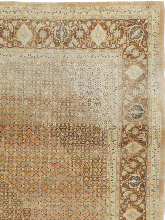 Antique Persian Tabriz Carpet, No.13297 - Gss