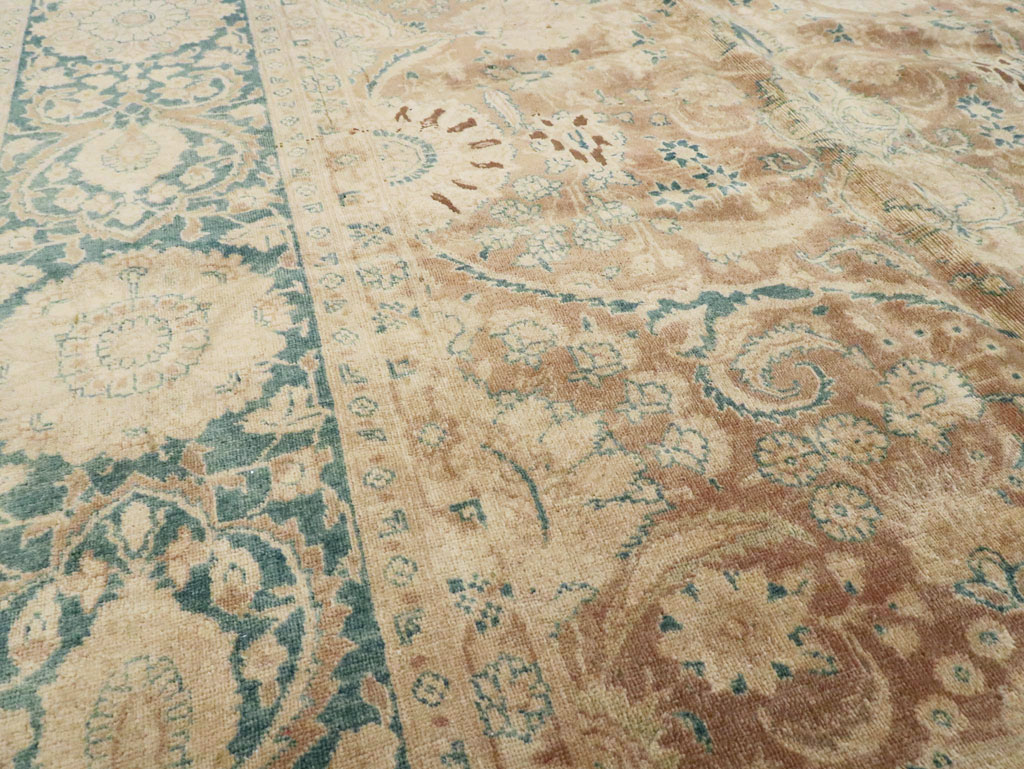 Antique Persian Tabriz Carpet, No.13299 - Gss