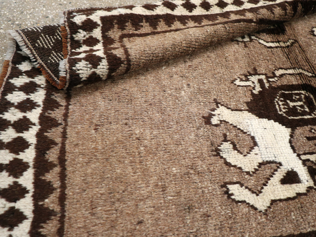 Vintage Persian Gabbeh Pictorial Rug (Pair: 1 of 2), No.13303 - Gss