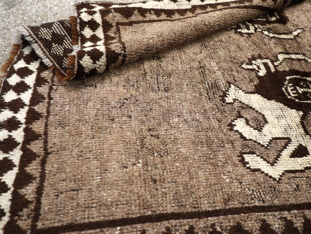 Vintage Persian Gabbeh Pictorial Rug (Pair: 2 of 2), No.13304 - Gss