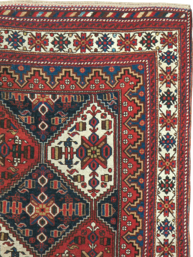 Antique Persian Afshar  Rug, No.13309 - Gss