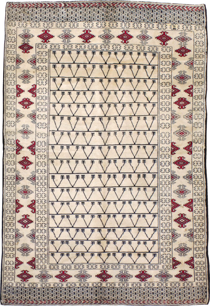 Vintage Persian Baluch Rug, No.13313 - Gss