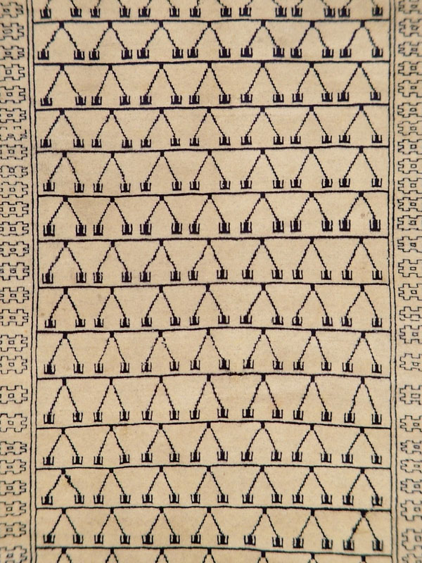 Vintage Persian Baluch Rug, No.13313 - Gss