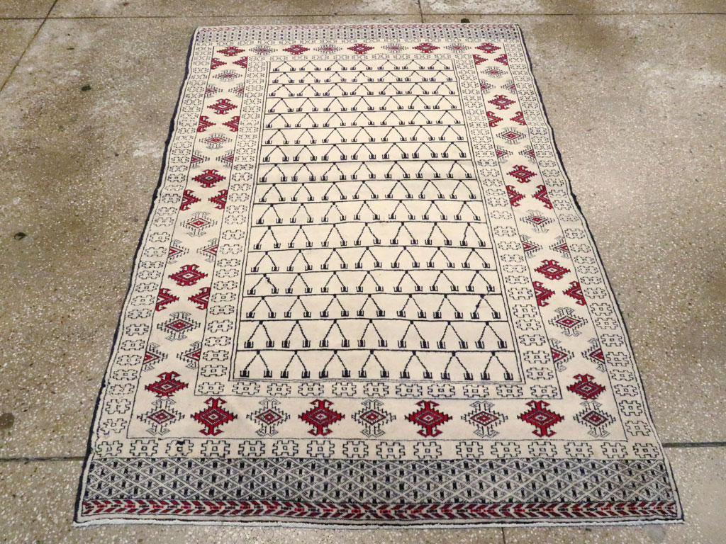 Vintage Persian Baluch Rug, No.13313 - Gss