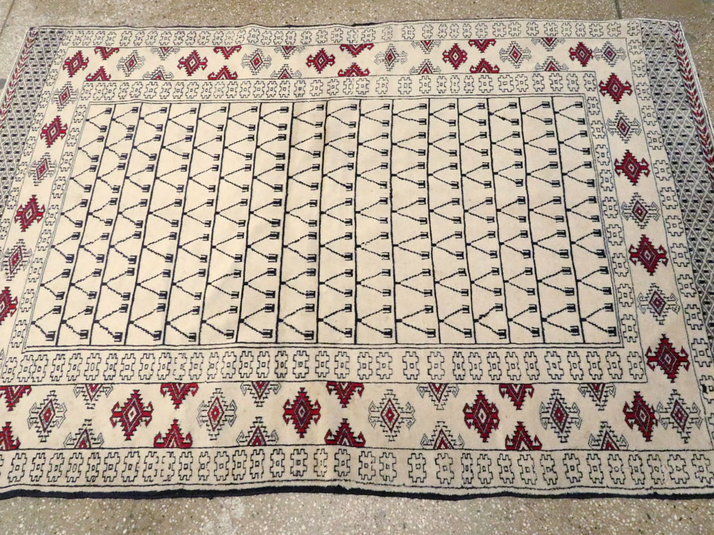 Vintage Persian Baluch Rug, No.13313 - Gss