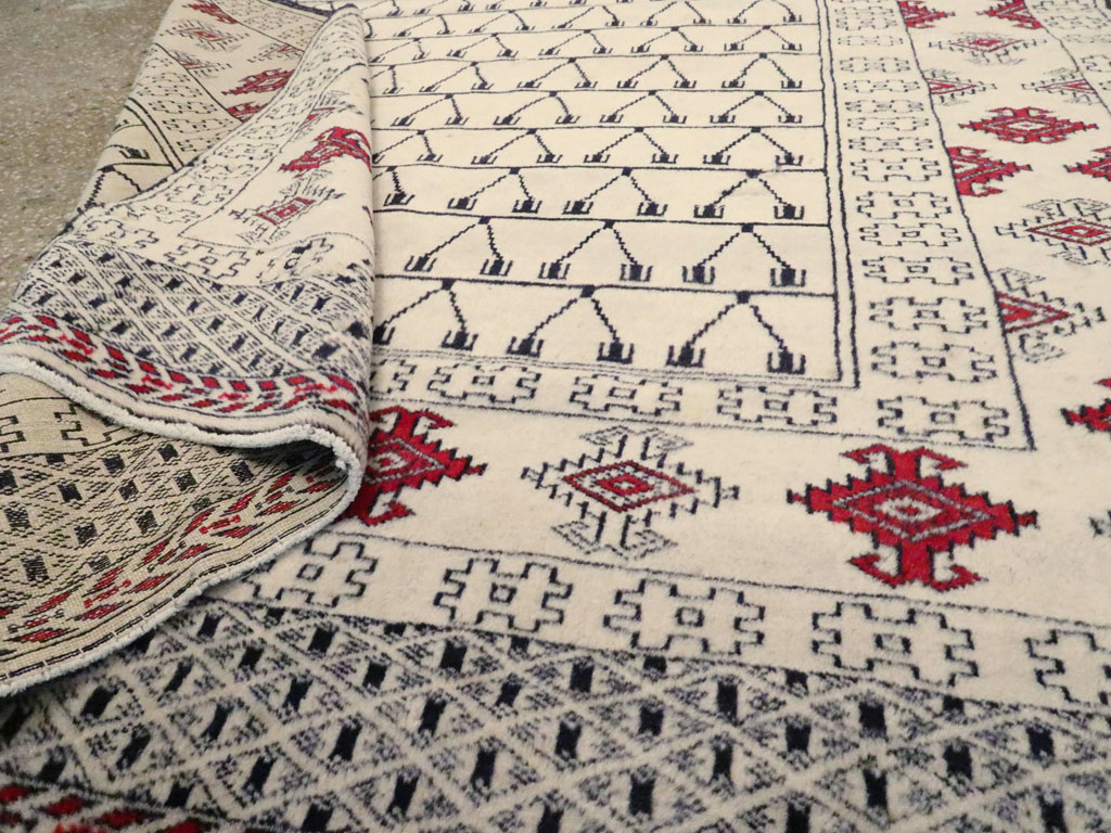 Vintage Persian Baluch Rug, No.13313 - Gss