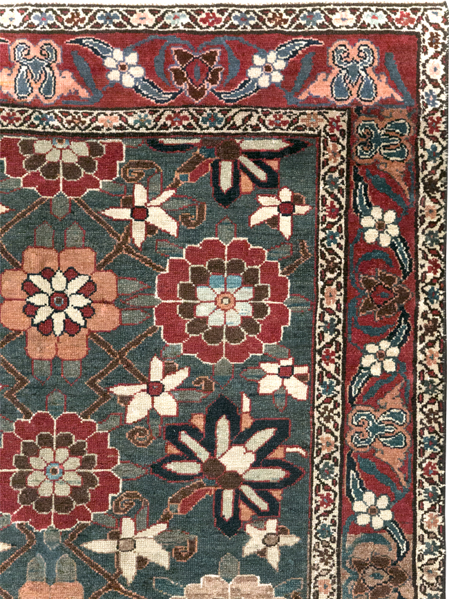 Antique Persian Malayer Rug, No.13314 - Gss