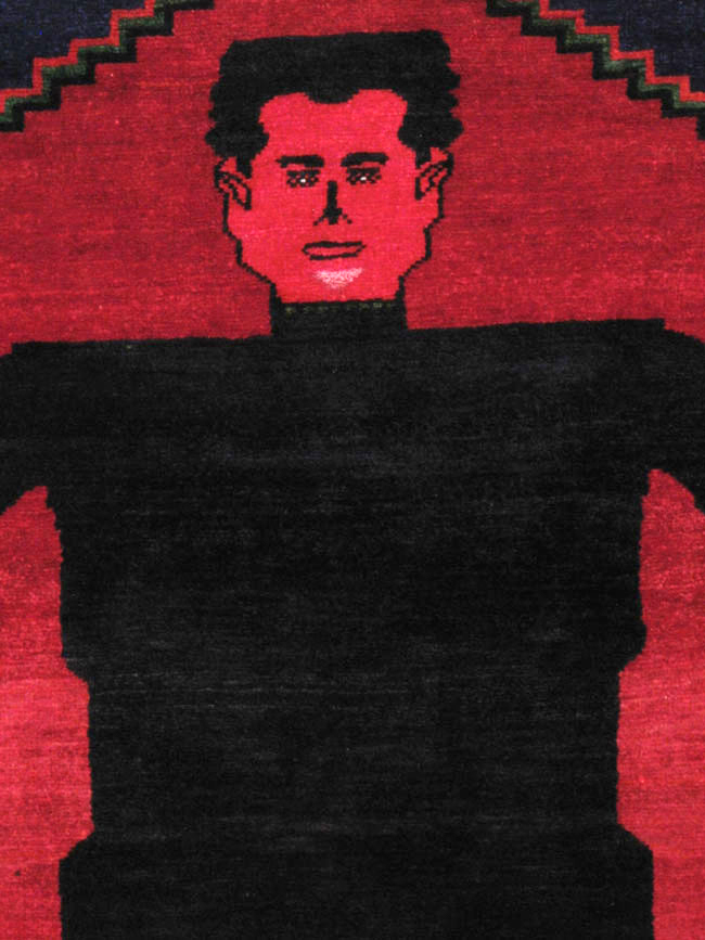 Vintage Shiraz Pictorial Rug, No.13322 - Gss