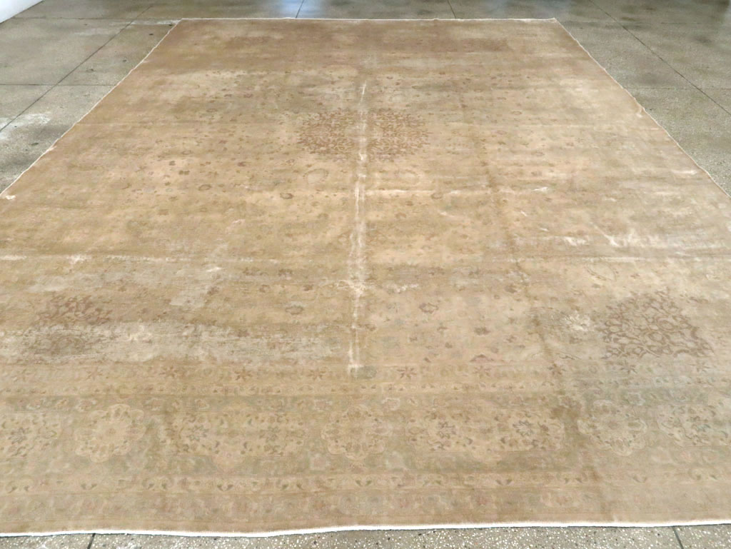 Antique Persian Tabriz Carpet, No.13335 - Gss