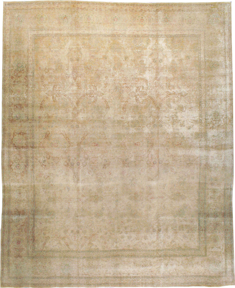 Antique Persian Tabriz Rug, No.13343 - Gss