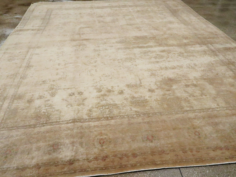 Antique Persian Tabriz Rug, No.13343 - Gss
