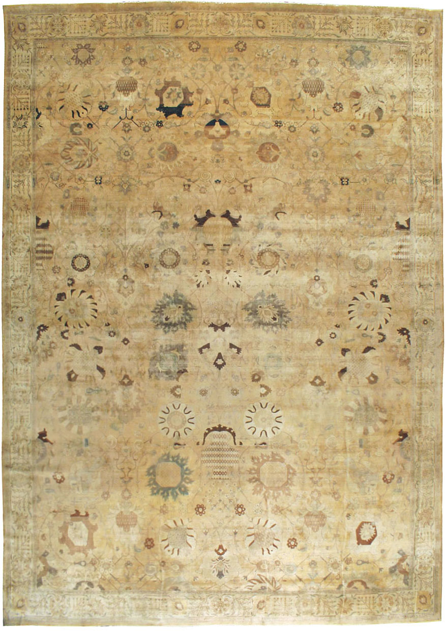 Antique Persian Tabriz Carpet, No.13346 - Gss