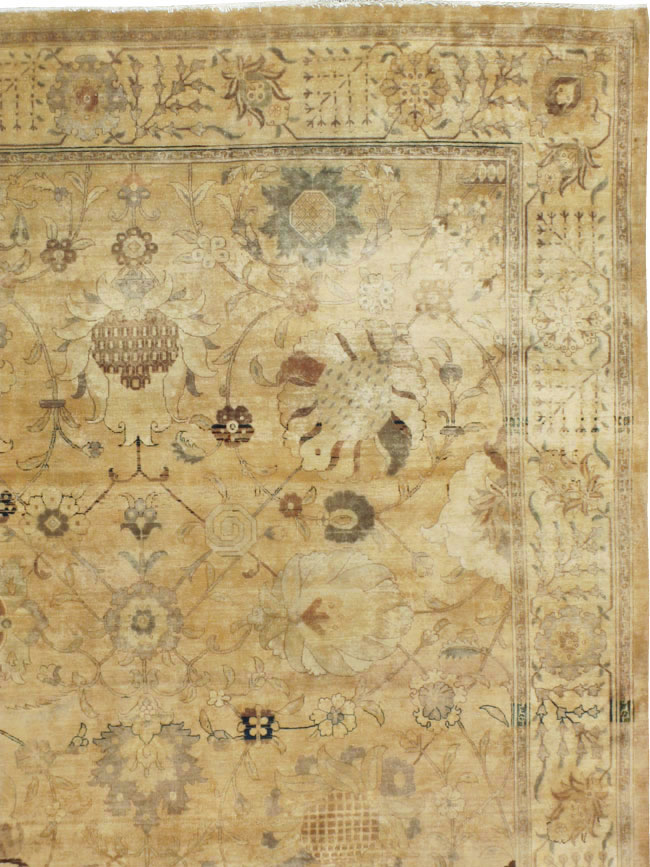 Antique Persian Tabriz Carpet, No.13346 - Gss