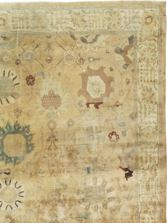 Antique Persian Tabriz Carpet, No.13346 - Gss