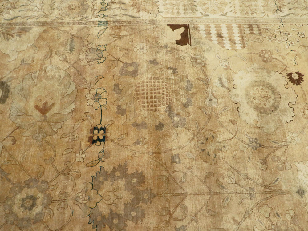 Antique Persian Tabriz Carpet, No.13346 - Gss