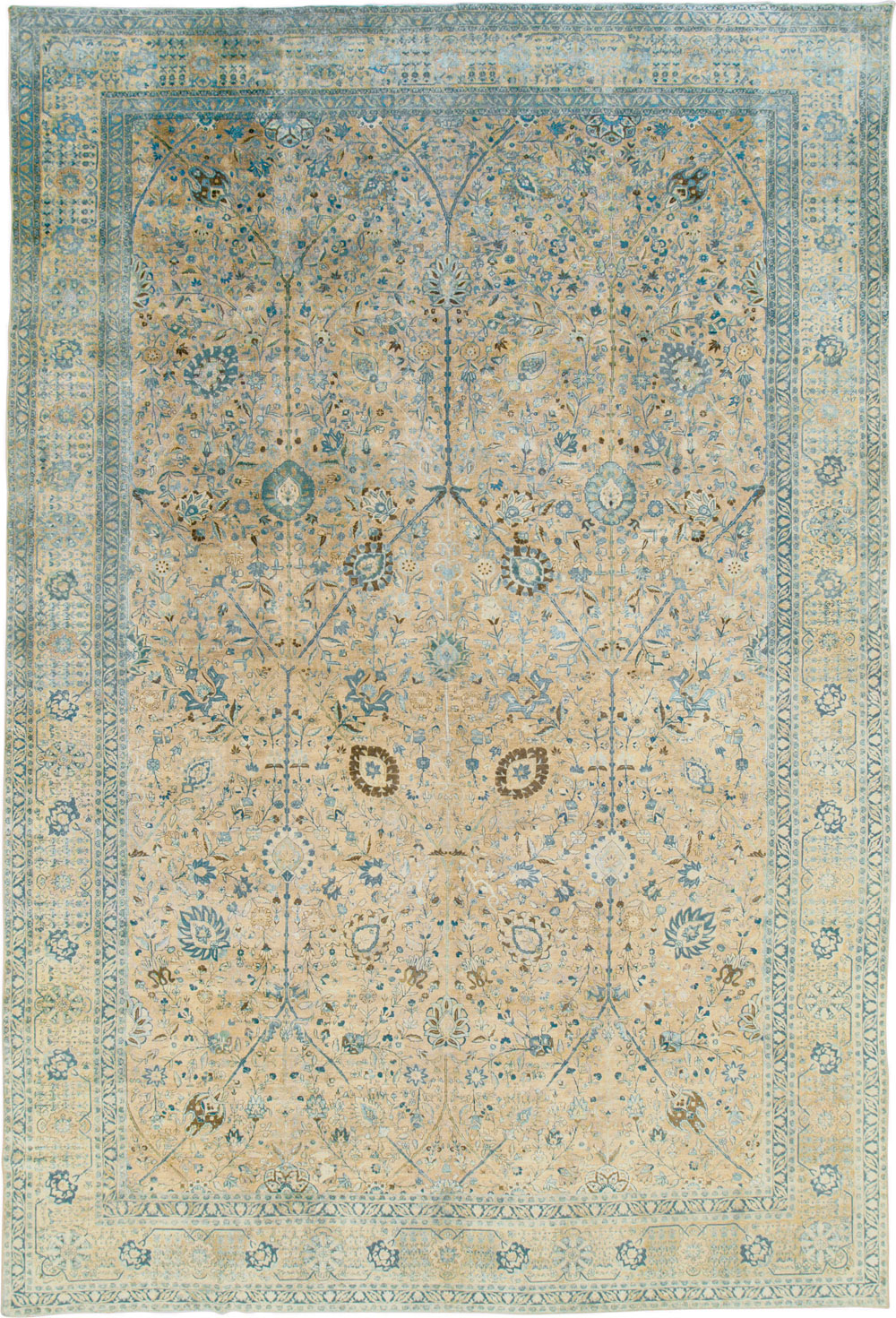 Antique Persian Tabriz Carpet, No.13347 - Gss
