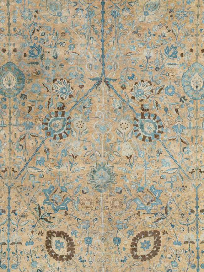 Antique Persian Tabriz Carpet, No.13347 - Gss
