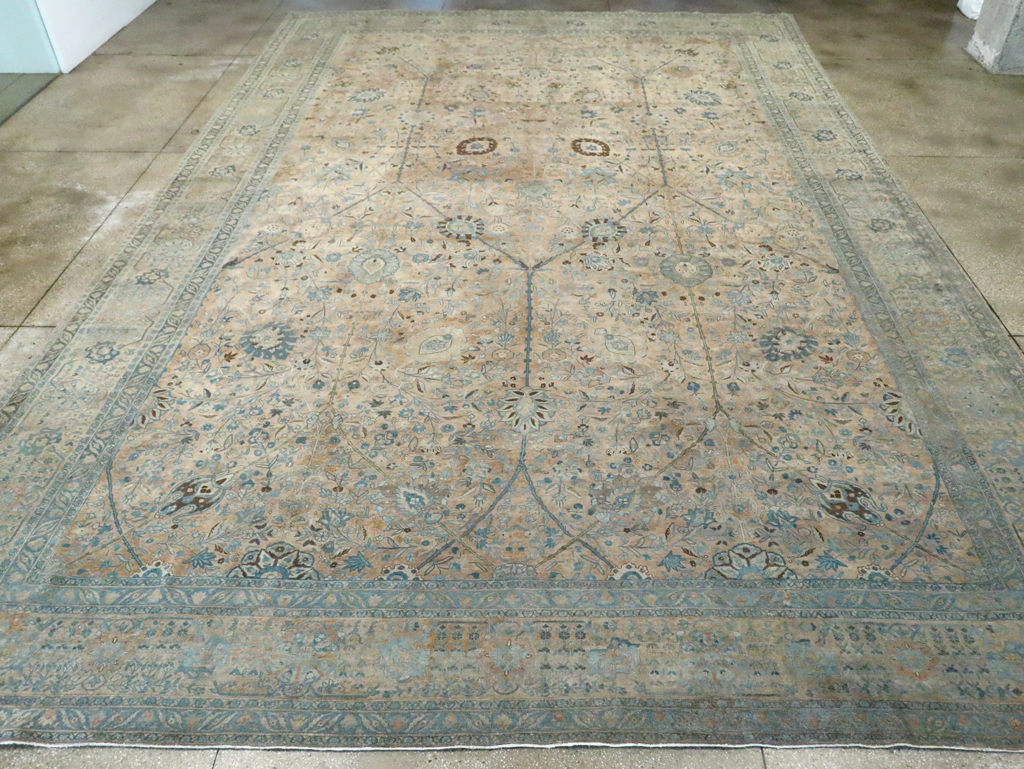 Antique Persian Tabriz Carpet, No.13347 - Gss