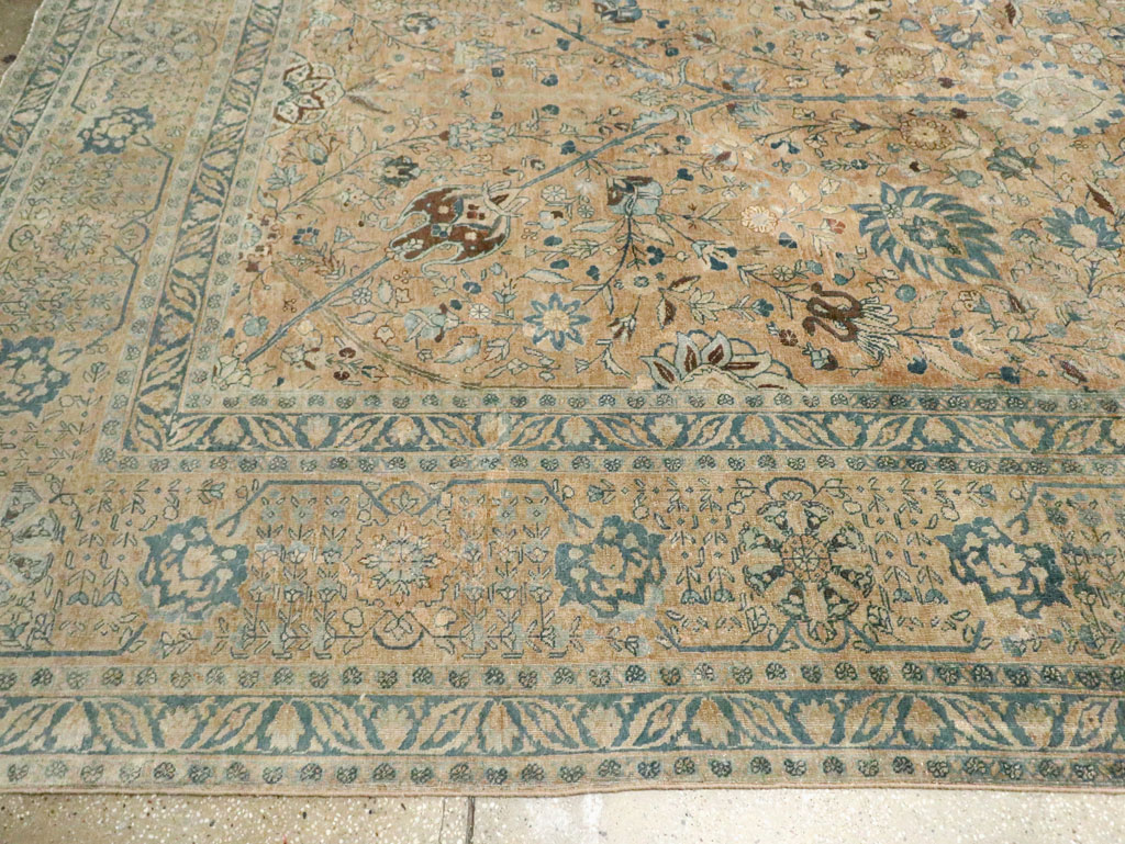 Antique Persian Tabriz Carpet, No.13347 - Gss