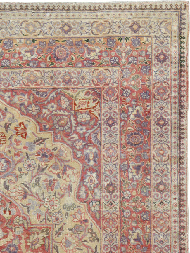 Antique Persian Tabriz Rug, No.13362 - Gss