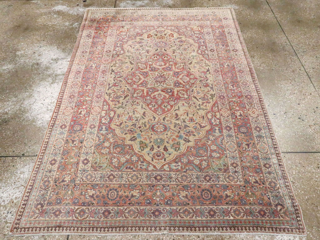 Antique Persian Tabriz Rug, No.13362 - Gss