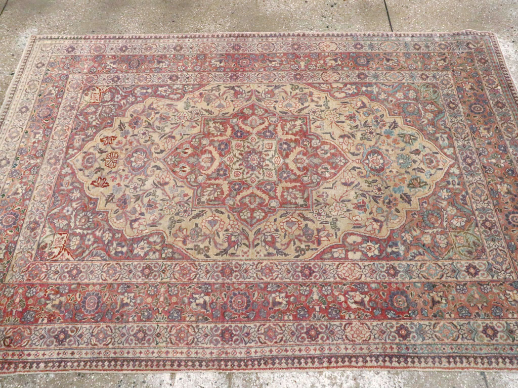 Antique Persian Tabriz Rug, No.13362 - Gss