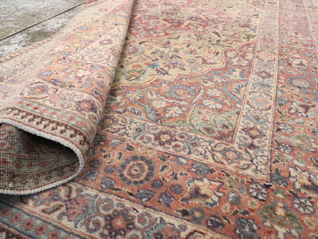 Antique Persian Tabriz Rug, No.13362 - Gss