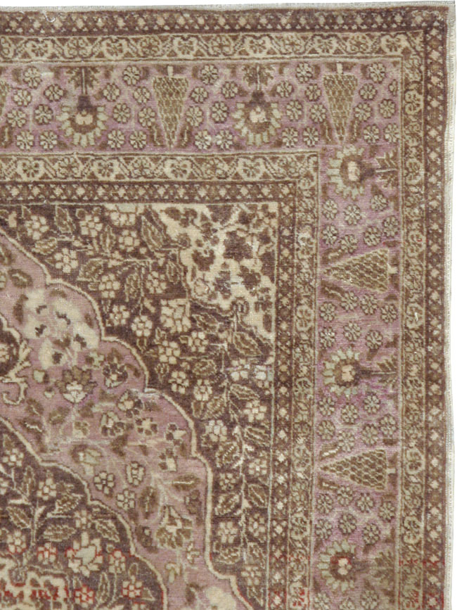 Antique Persian Tabriz Rug, No.13363 - Gss