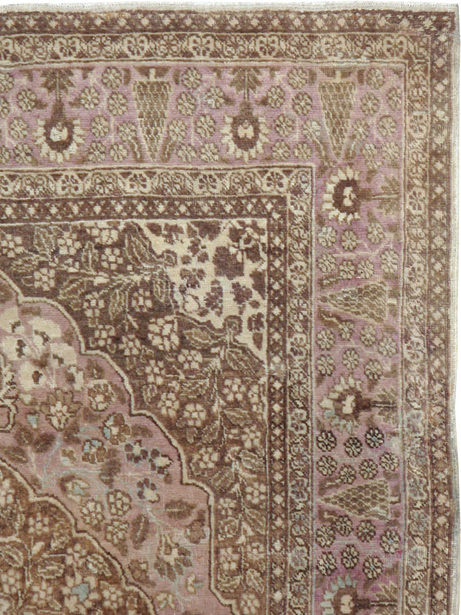 Antique Persian Tabriz Rug, No.13363 - Gss