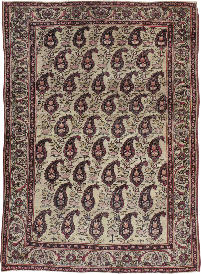 Antique Persian Lavar Kerman Rug, No.13384 - Gss