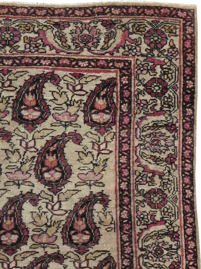 Antique Persian Lavar Kerman Rug, No.13384 - Gss