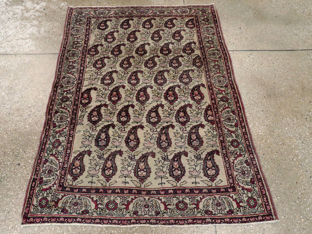 Antique Persian Lavar Kerman Rug, No.13384 - Gss