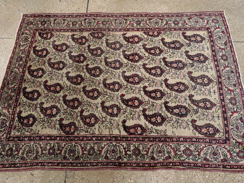 Antique Persian Lavar Kerman Rug, No.13384 - Gss