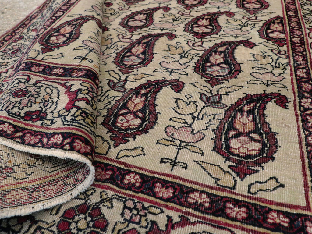 Antique Persian Lavar Kerman Rug, No.13384 - Gss