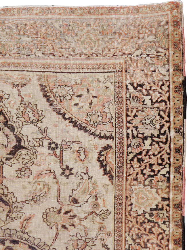Antique Persian Dorokhsh Rug, No.13385 - Gss