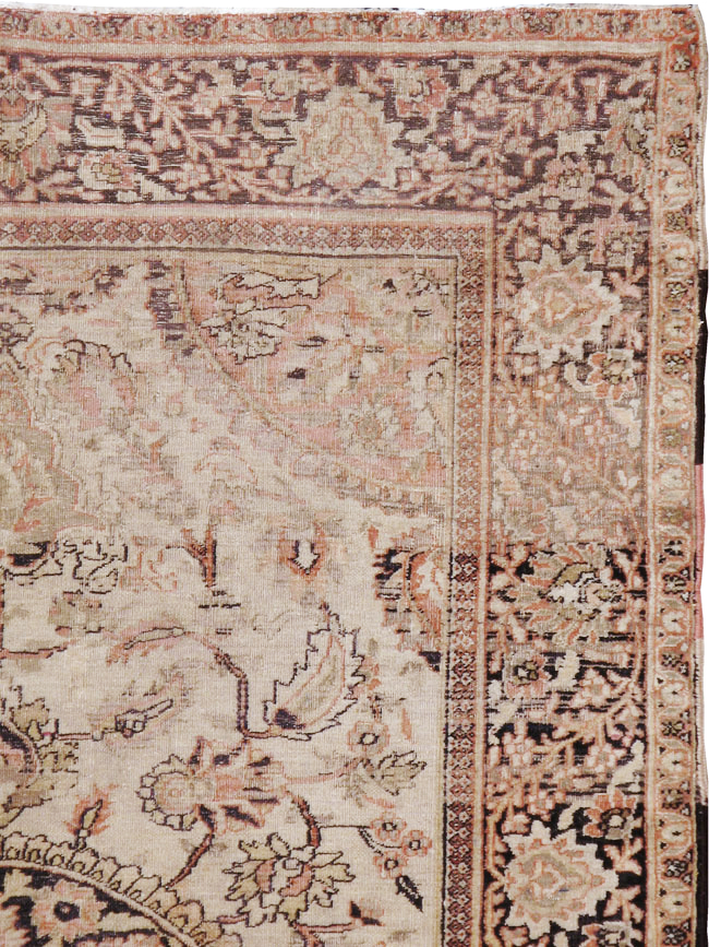 Antique Persian Dorokhsh Rug, No.13385 - Gss