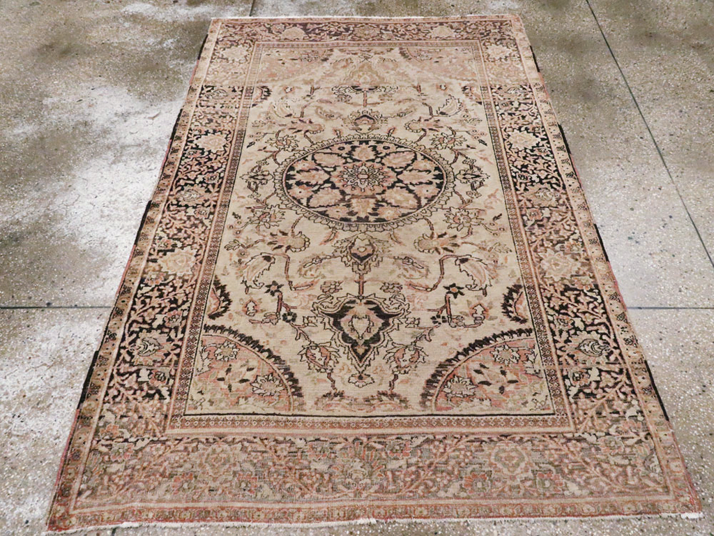 Antique Persian Dorokhsh Rug, No.13385 - Gss