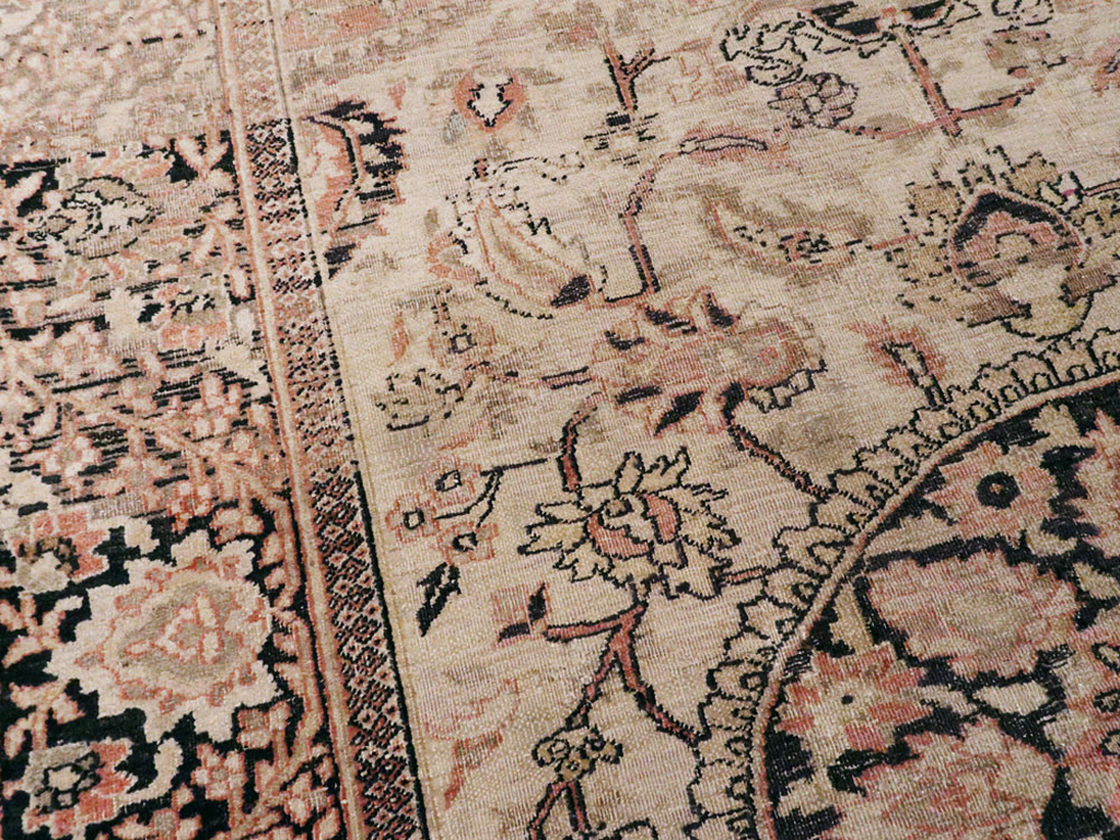 Antique Persian Dorokhsh Rug, No.13385 - Gss