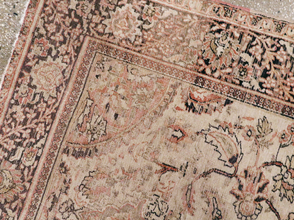 Antique Persian Dorokhsh Rug, No.13385 - Gss