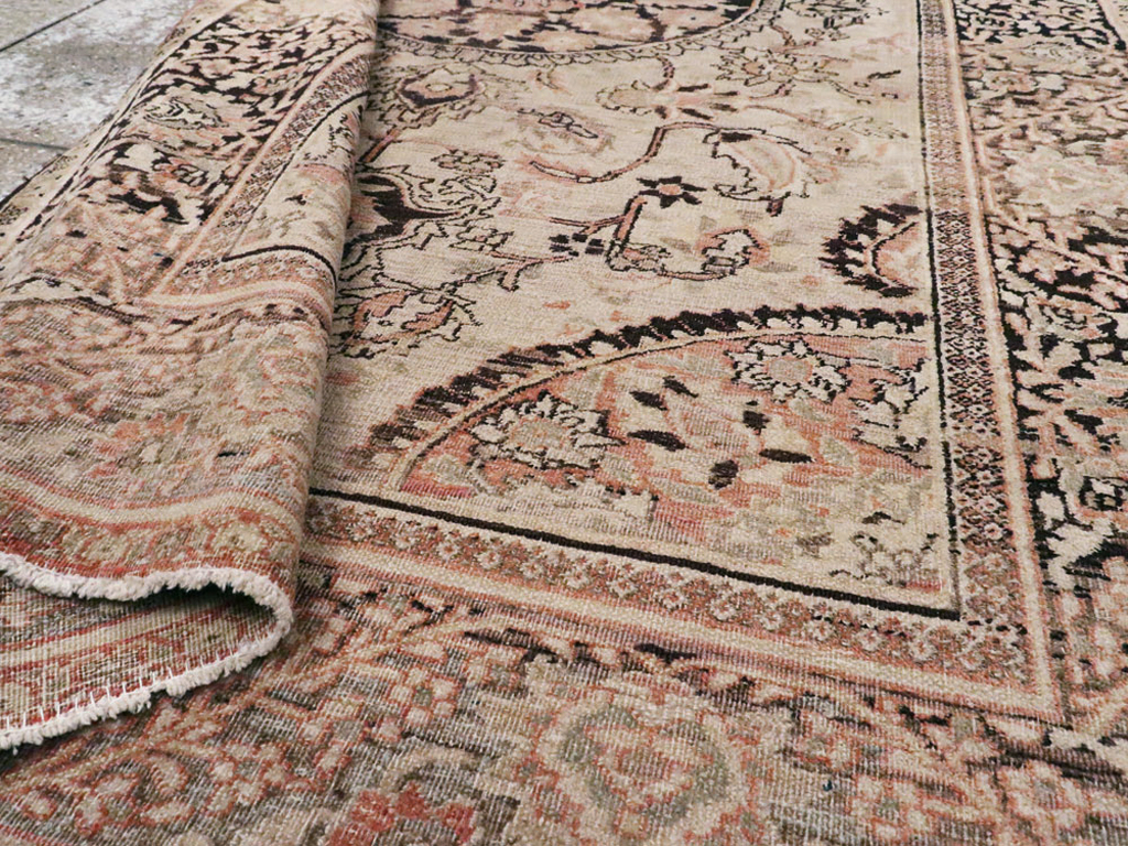 Antique Persian Dorokhsh Rug, No.13385 - Gss