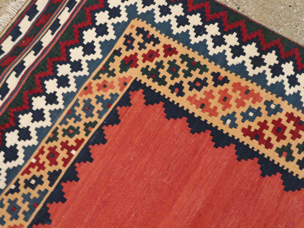 Vintage Persian Pictorial Kilim, No.13396 - Gss