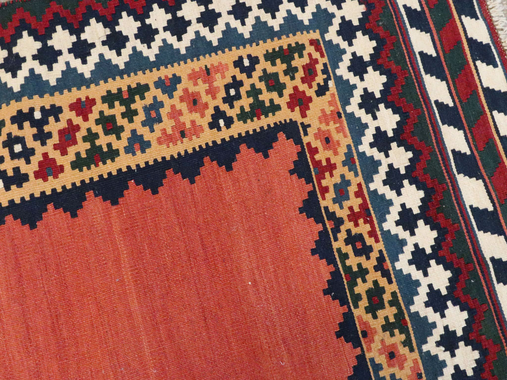 Vintage Persian Pictorial Kilim, No.13396 - Gss