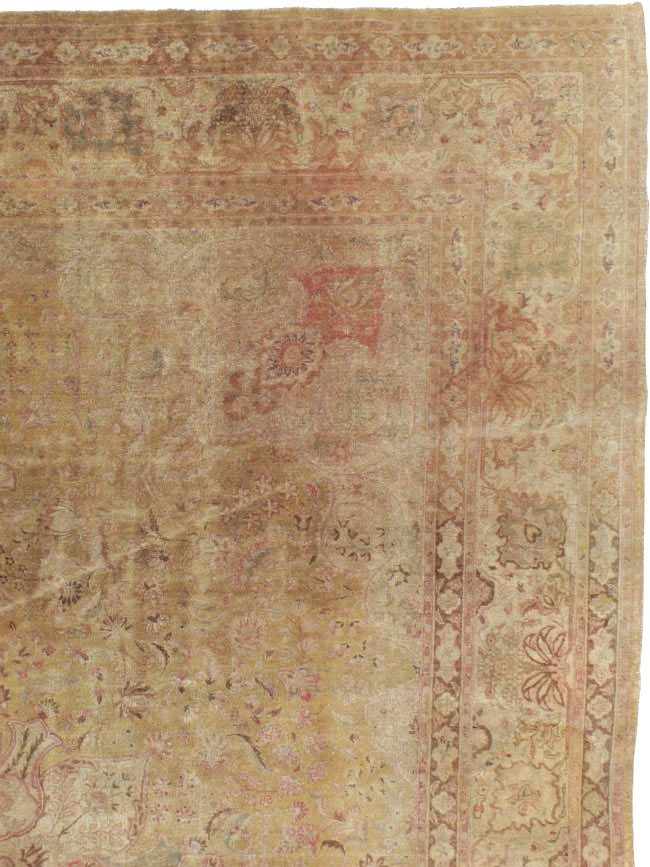 Antique Persian Tabriz Carpet, No.13399 - Gss